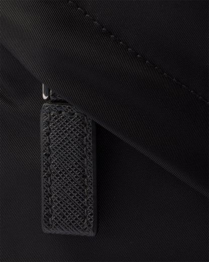 Re-Nylon and Saffiano leather backpack