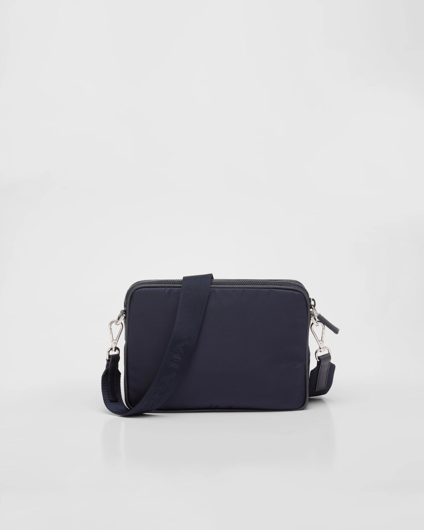 Re-Nylon and Saffiano leather shoulder bag