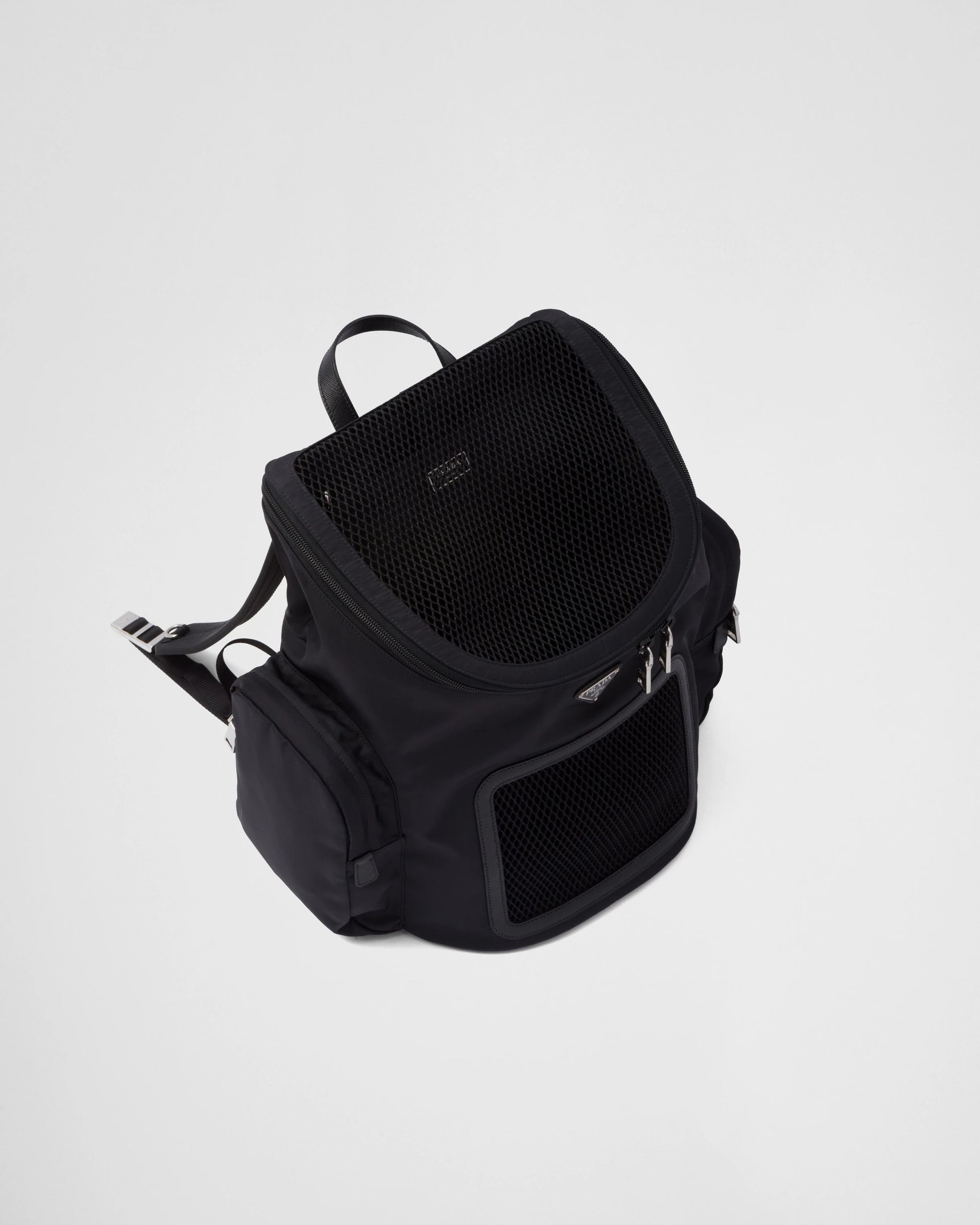 Re-Nylon and Saffiano leather pet bag
