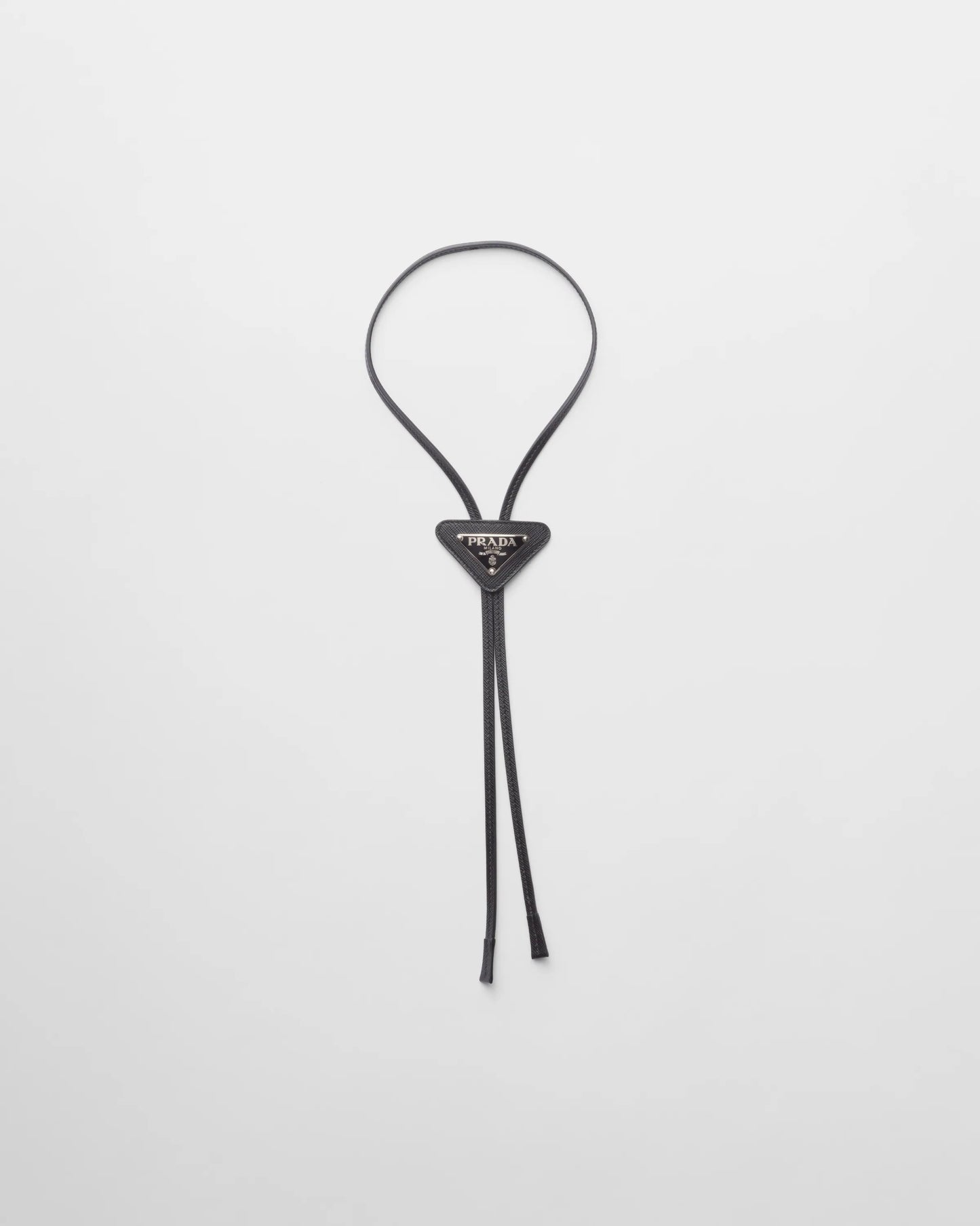 Saffiano leather bolo tie