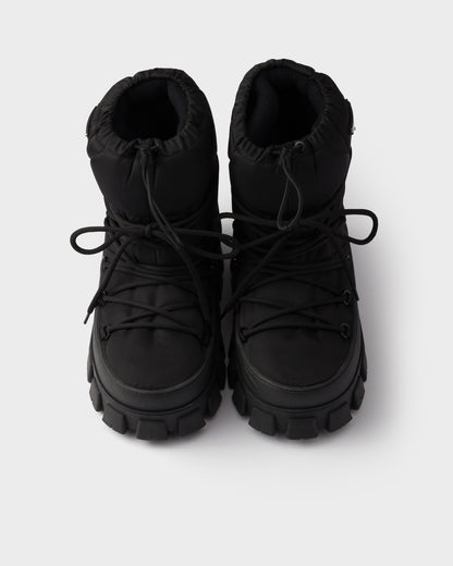 Re-Nylon gabardine après ski booties