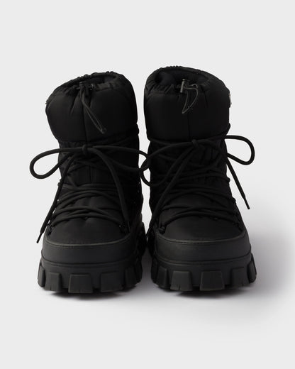 Re-Nylon gabardine après ski booties