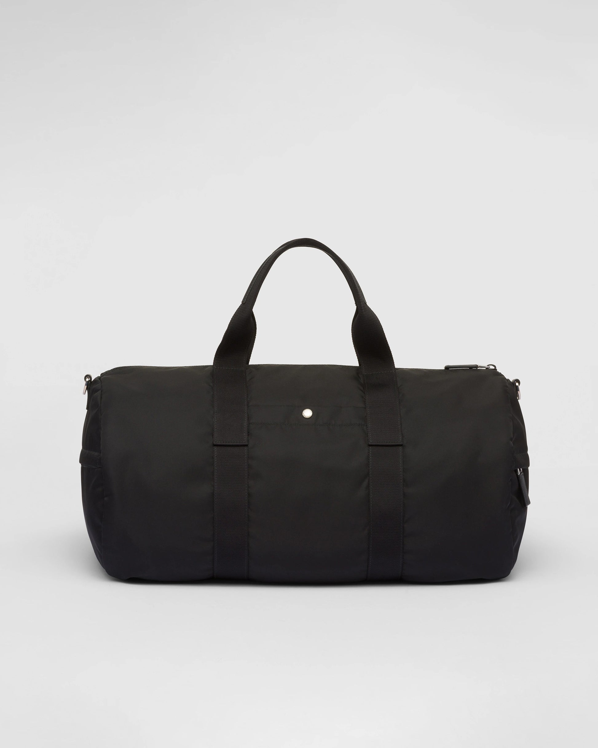 Re-Nylon and Saffiano leather duffle bag