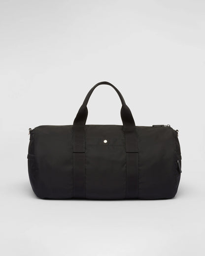 Re-Nylon and Saffiano leather duffle bag