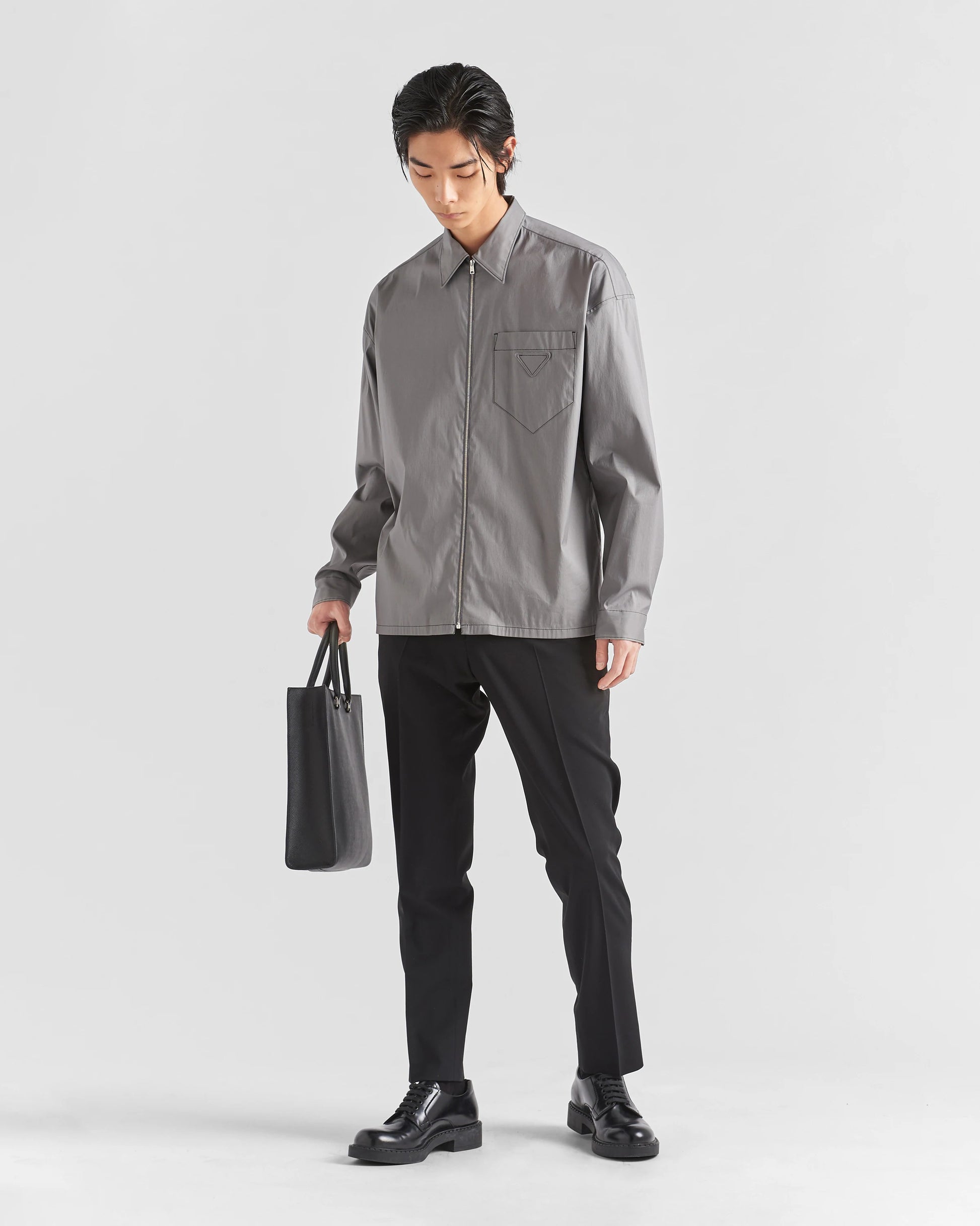 Light stretch wool pants