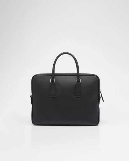 Saffiano Leather Work Bag