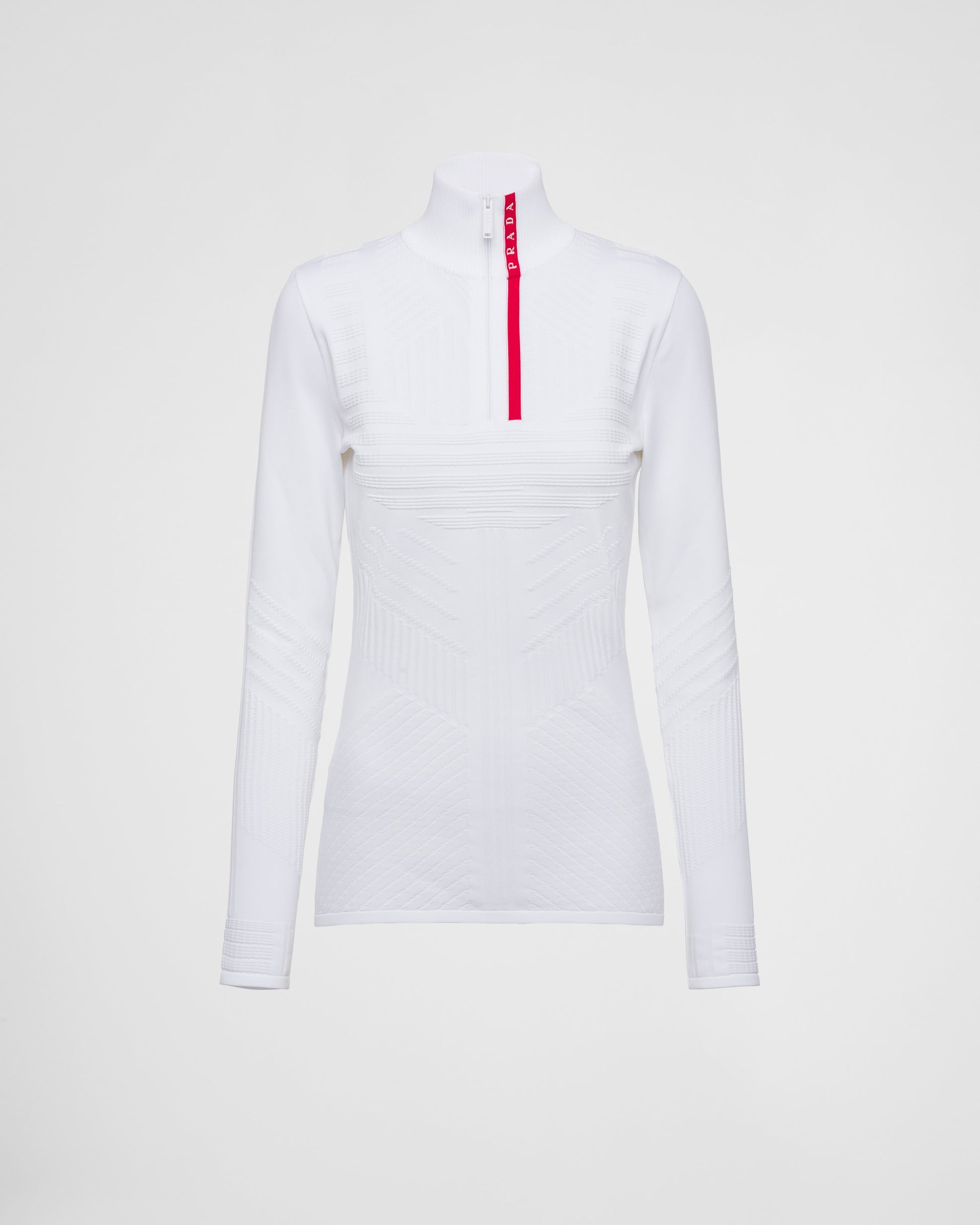 Tech Rec Re-Nylon piqué sports top