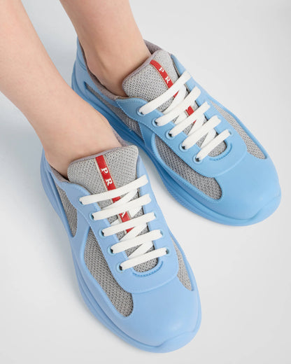 Prada America's Cup Soft rubber and bike fabric sneakers