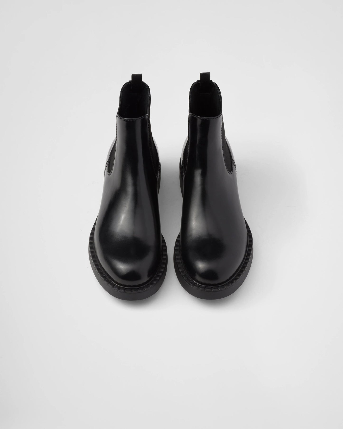 Brushed leather Chelsea boots