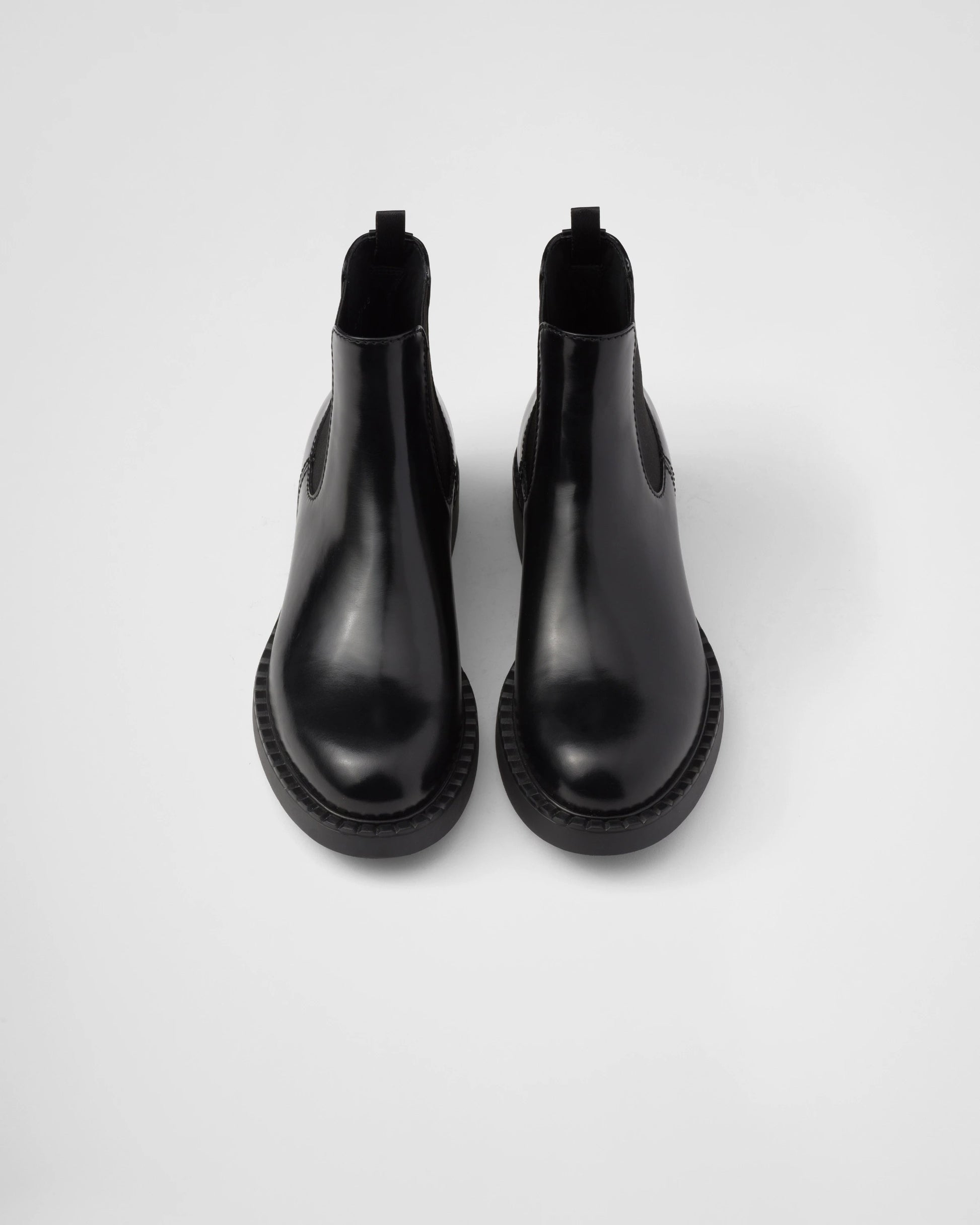 Brushed leather Chelsea boots