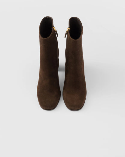 Suede booties