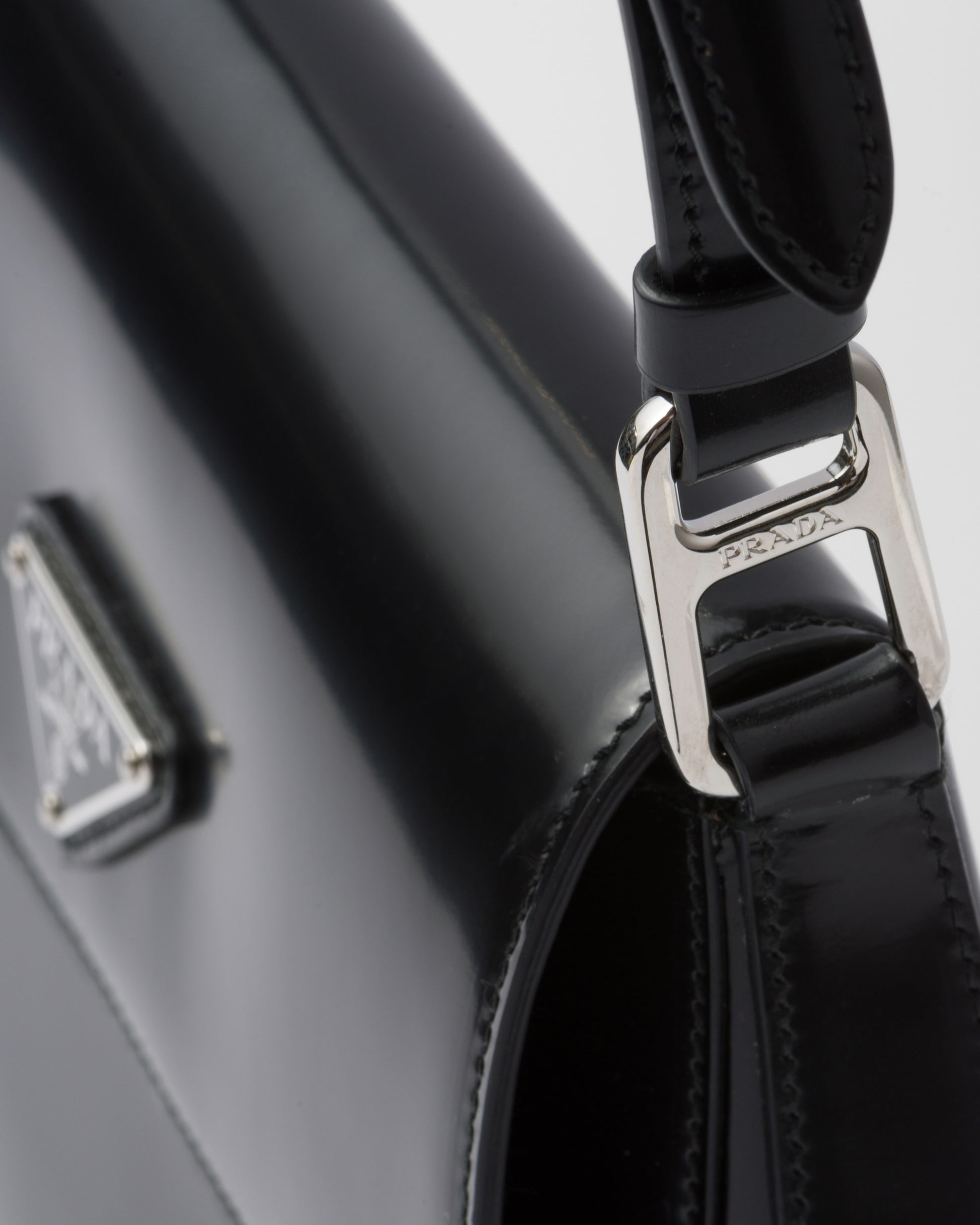 Prada Cleo medium brushed leather shoulder bag
