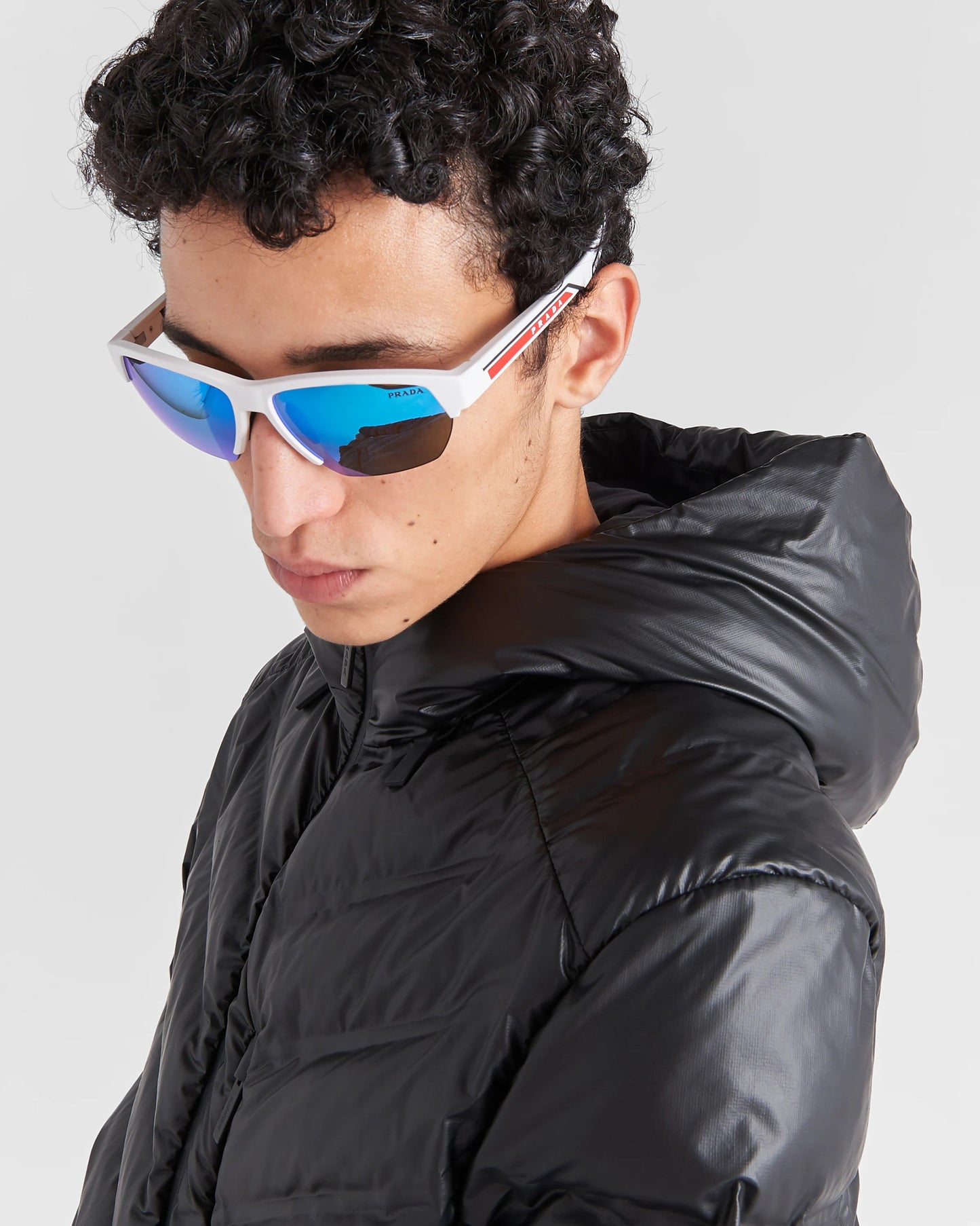Light Re-Nylon Hooded Puffer Jacket