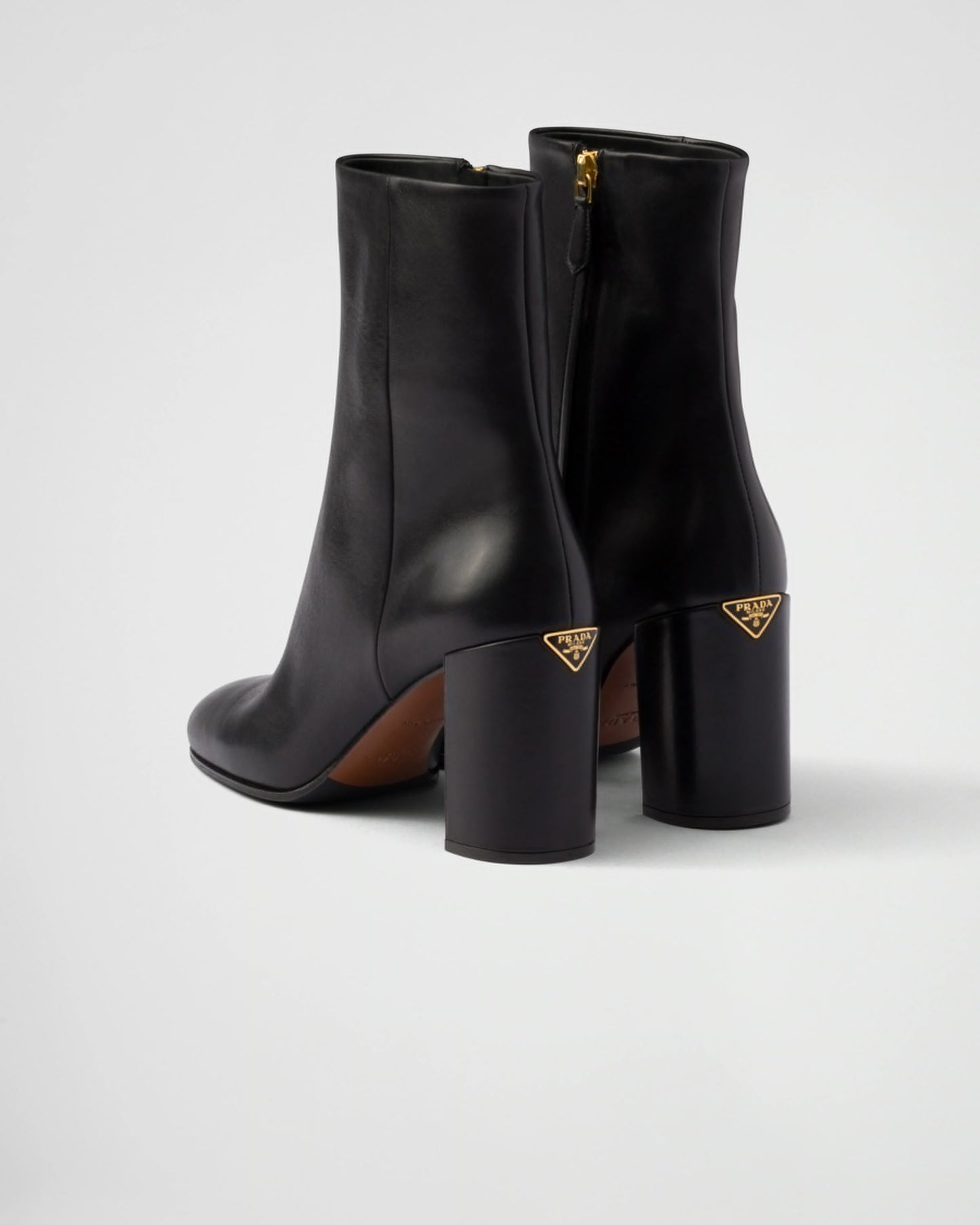 Leather booties