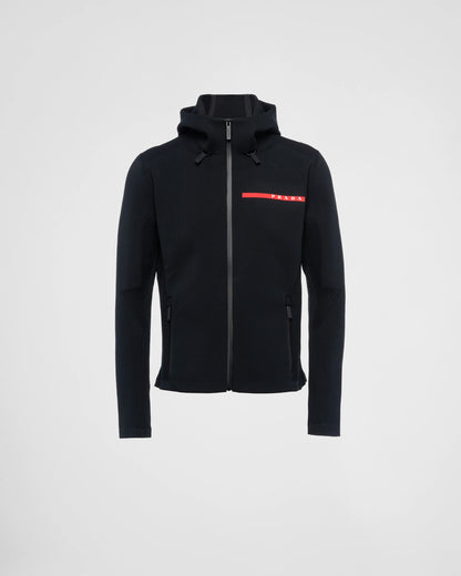 Techno Piqué hoodie