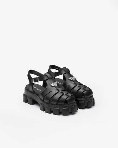 Monolith rubber sandals