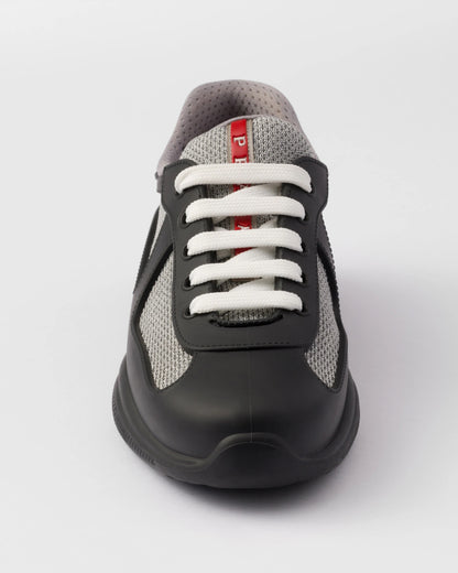 Prada America's Cup Soft rubber and bike fabric sneakers