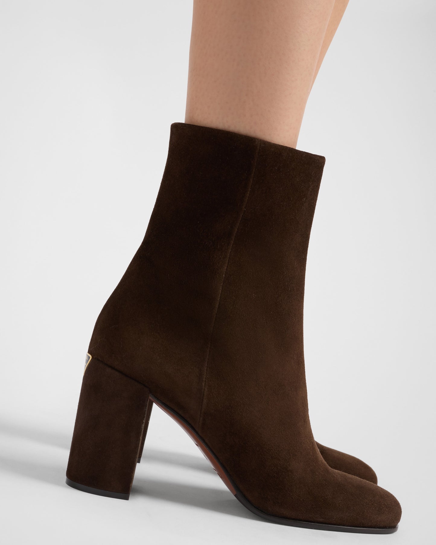 Suede booties