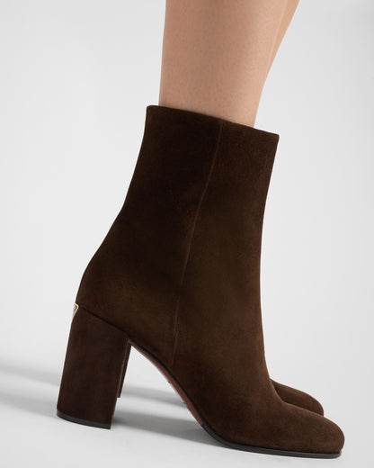 Suede booties