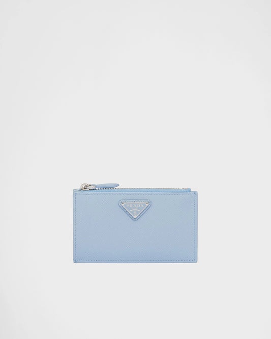 Saffiano leather card holder