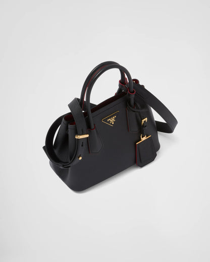 Prada Double small Saffiano leather bag