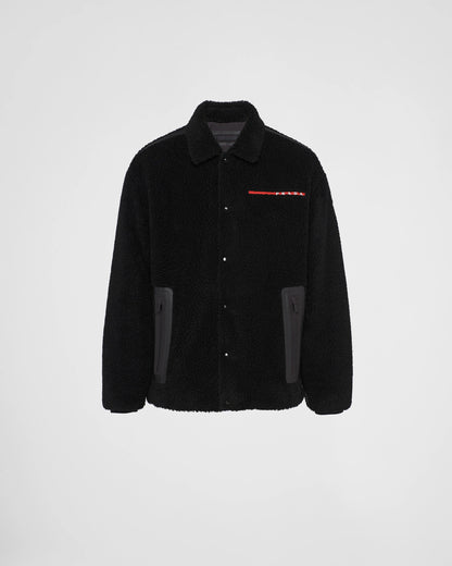 Fleece blouson jacket