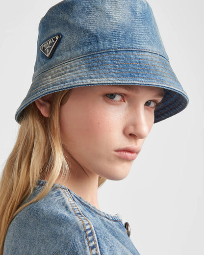 Denim bucket hat