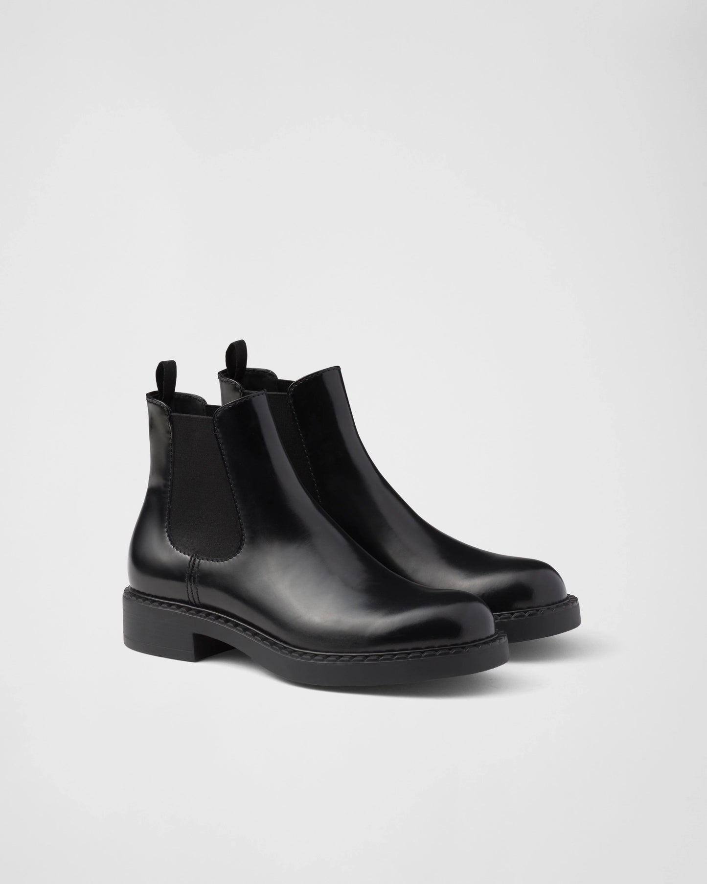 Brushed leather Chelsea boots