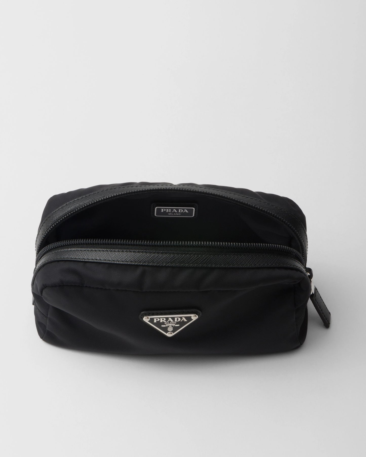 Re-Nylon and Saffiano necessaire