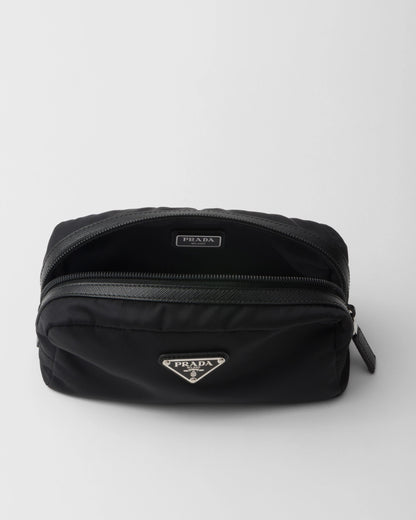 Re-Nylon and Saffiano necessaire