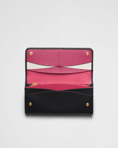 Large Saffiano Leather Wallet
