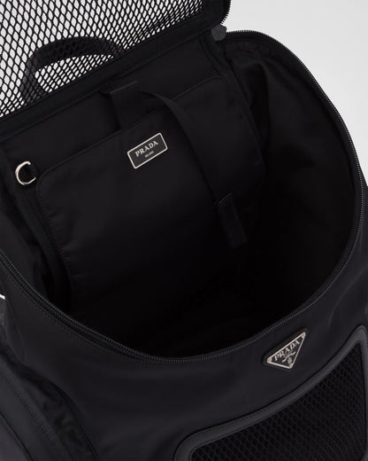 Re-Nylon and Saffiano leather pet bag