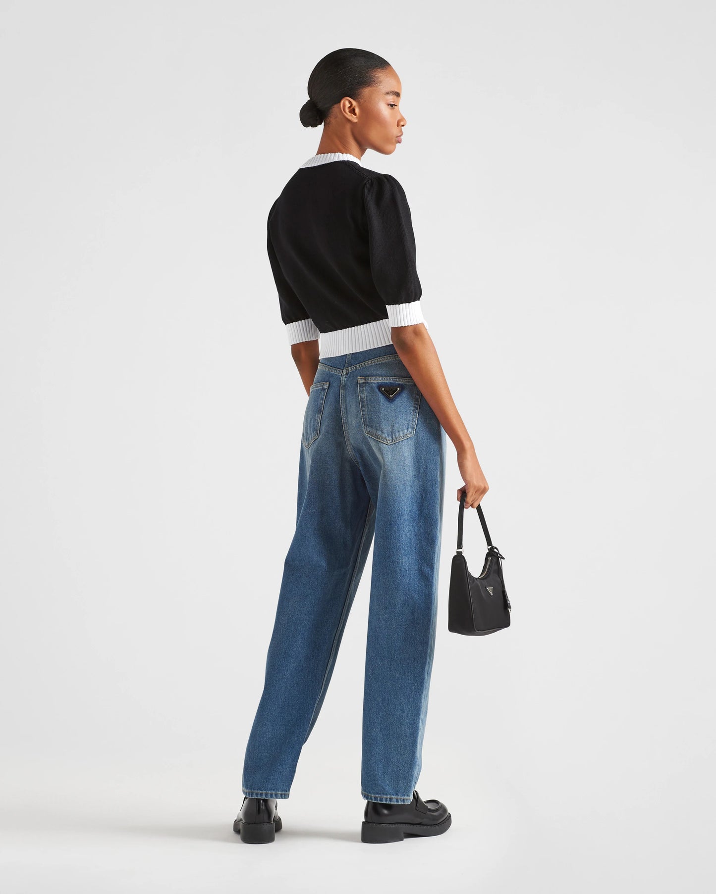 Cotton crew-neck sweater