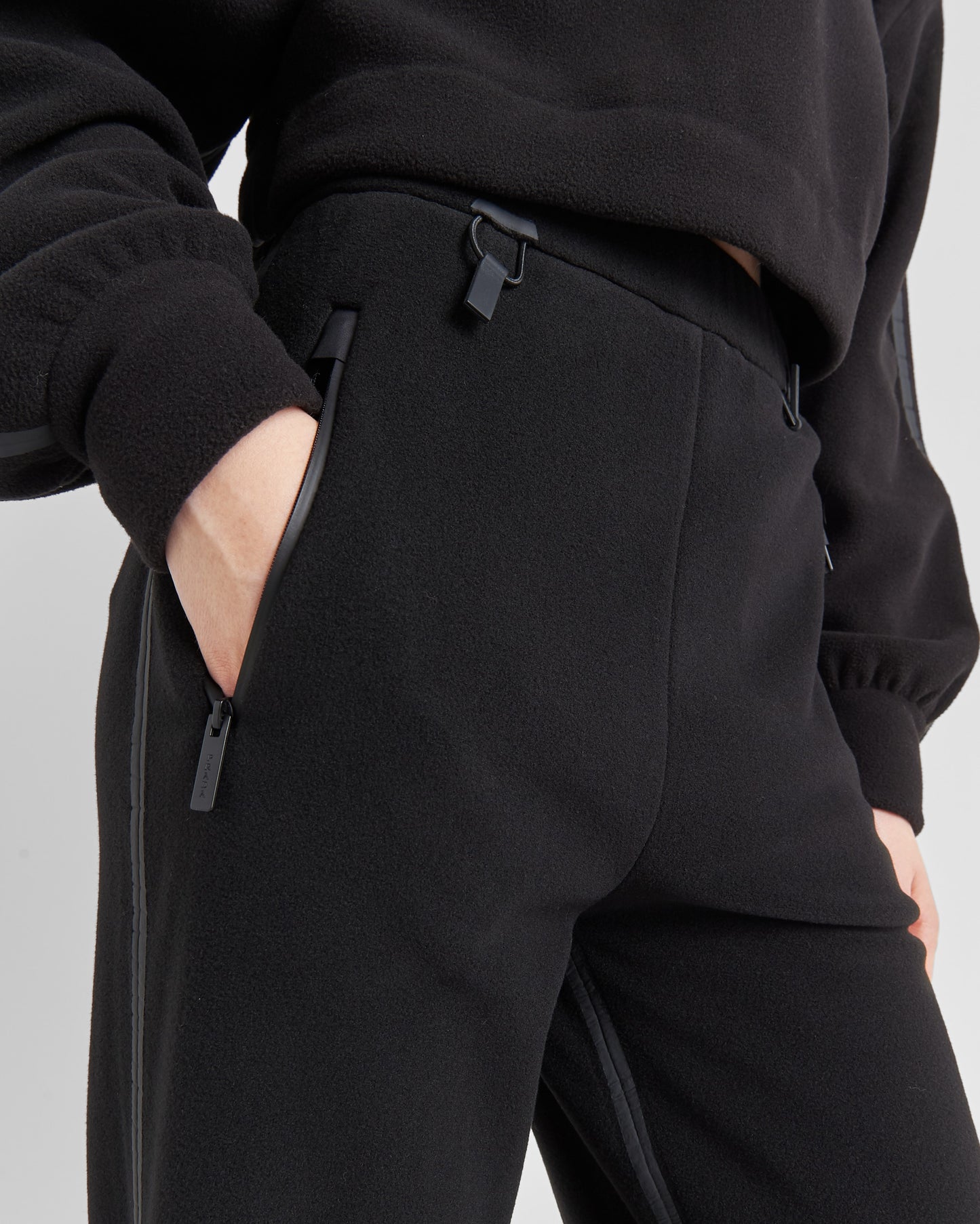 Recycled technical fleece joggers