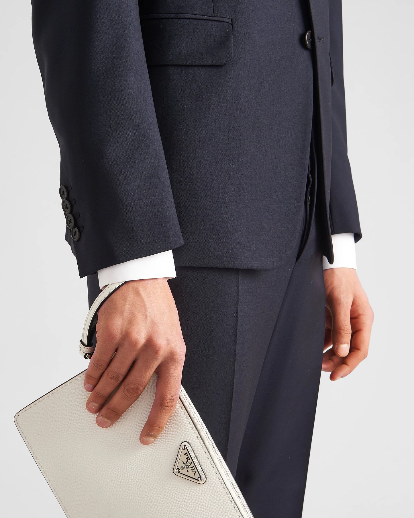 Single Breasted Wool And Mohair Suit