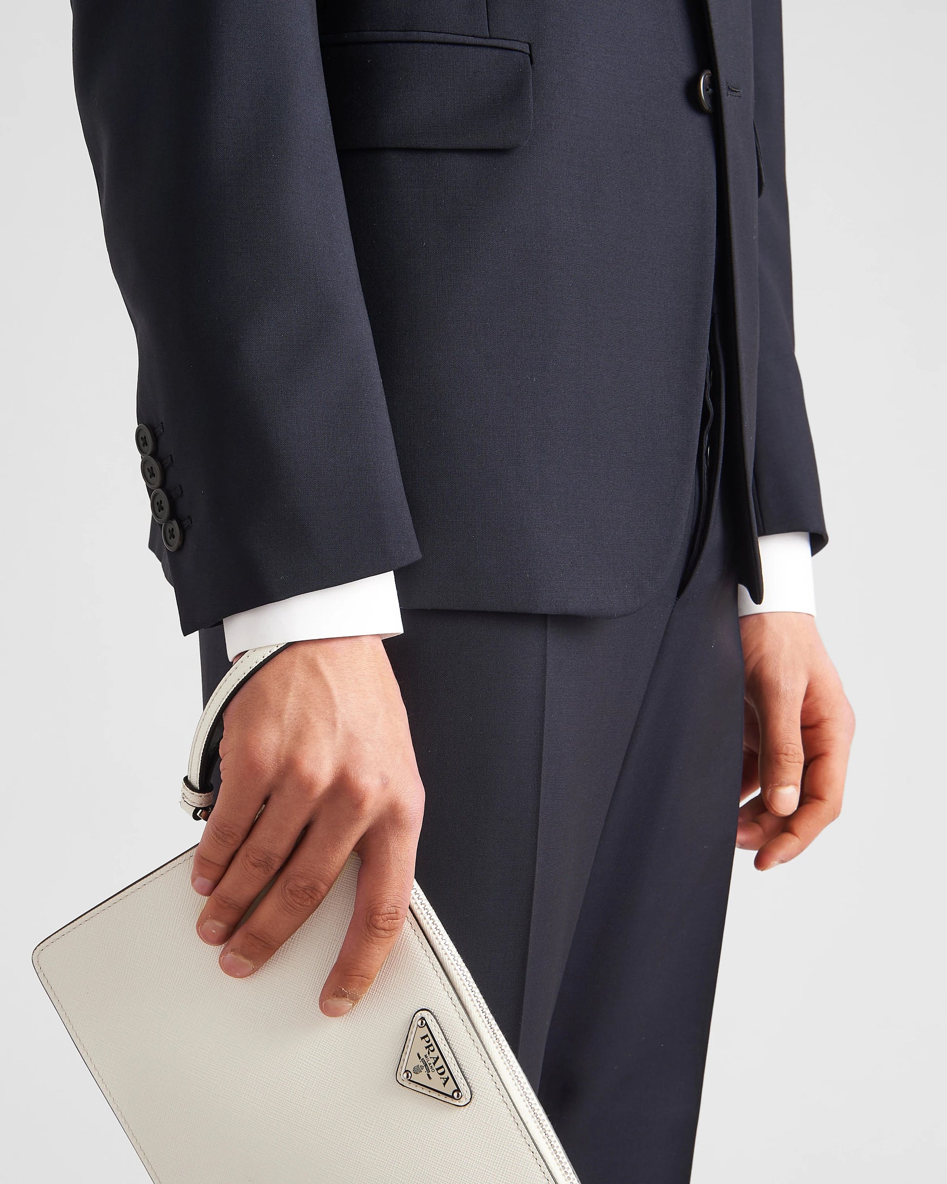 Single Breasted Wool And Mohair Suit