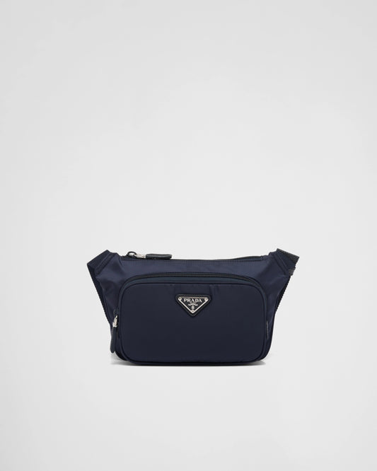 Re-Nylon and Saffiano leather shoulder bag