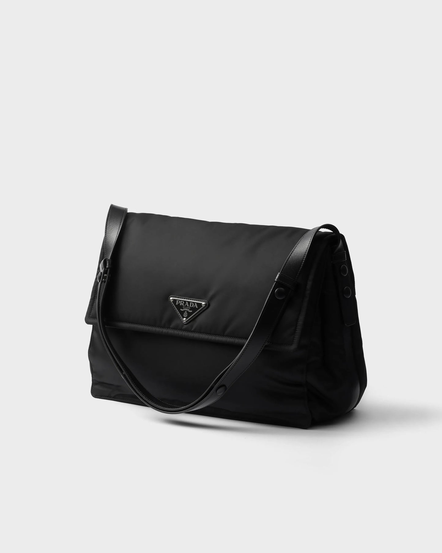 Prada Traveller large padded Re-Nylon shoulder bag