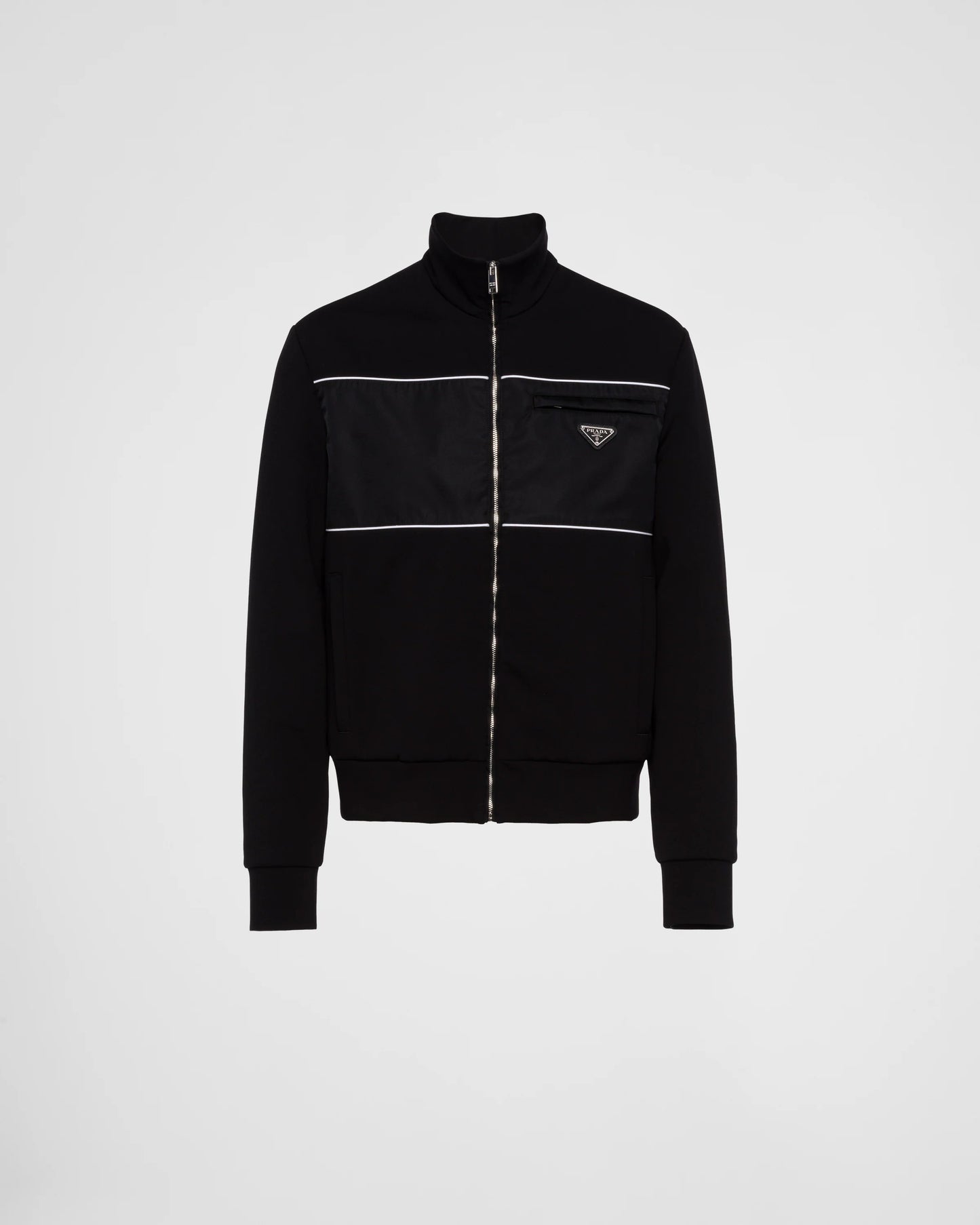 Sweatshirt with Re-Nylon details