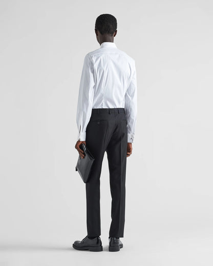 Stretch cotton shirt