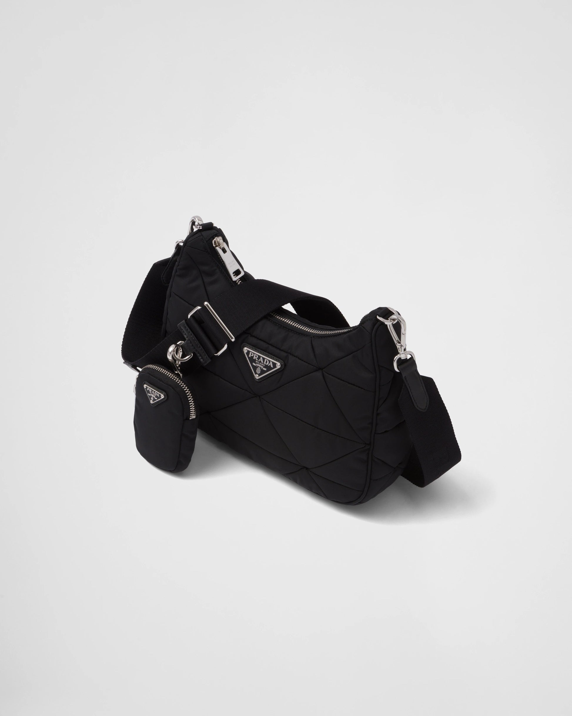 Padded Re-Nylon shoulder bag