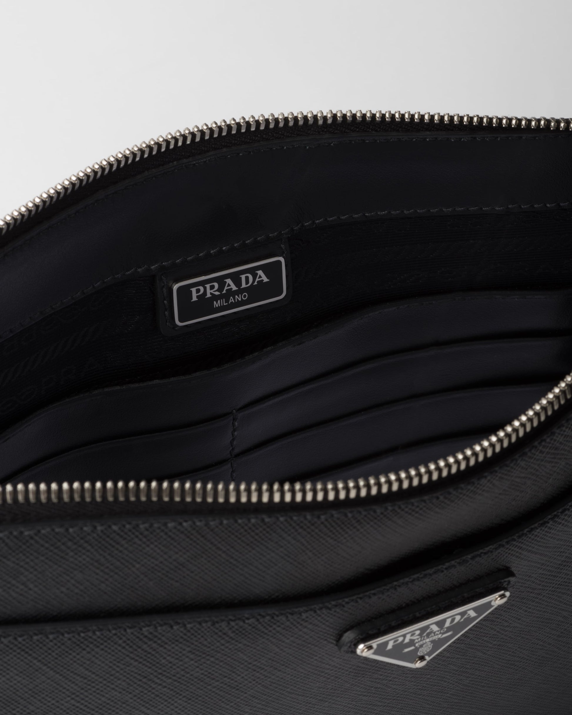 Saffiano Leather Pouch