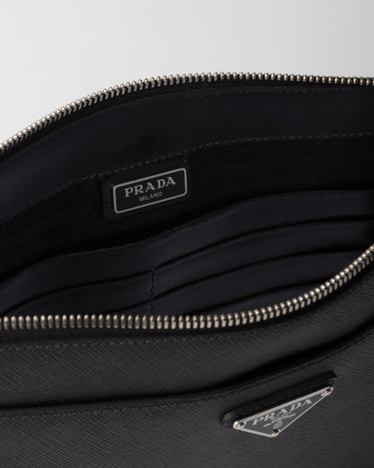 Saffiano Leather Pouch