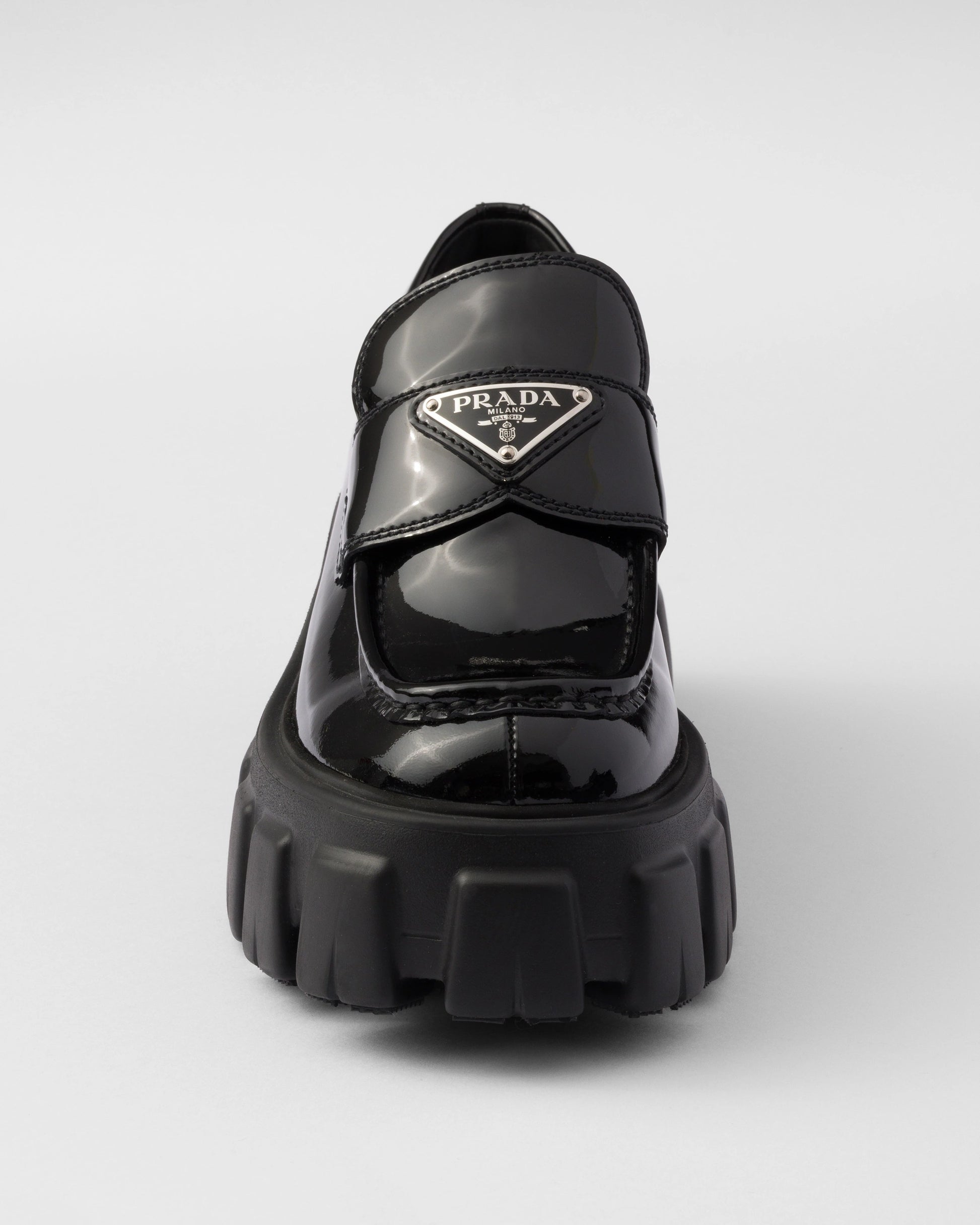Monolith patent leather loafers