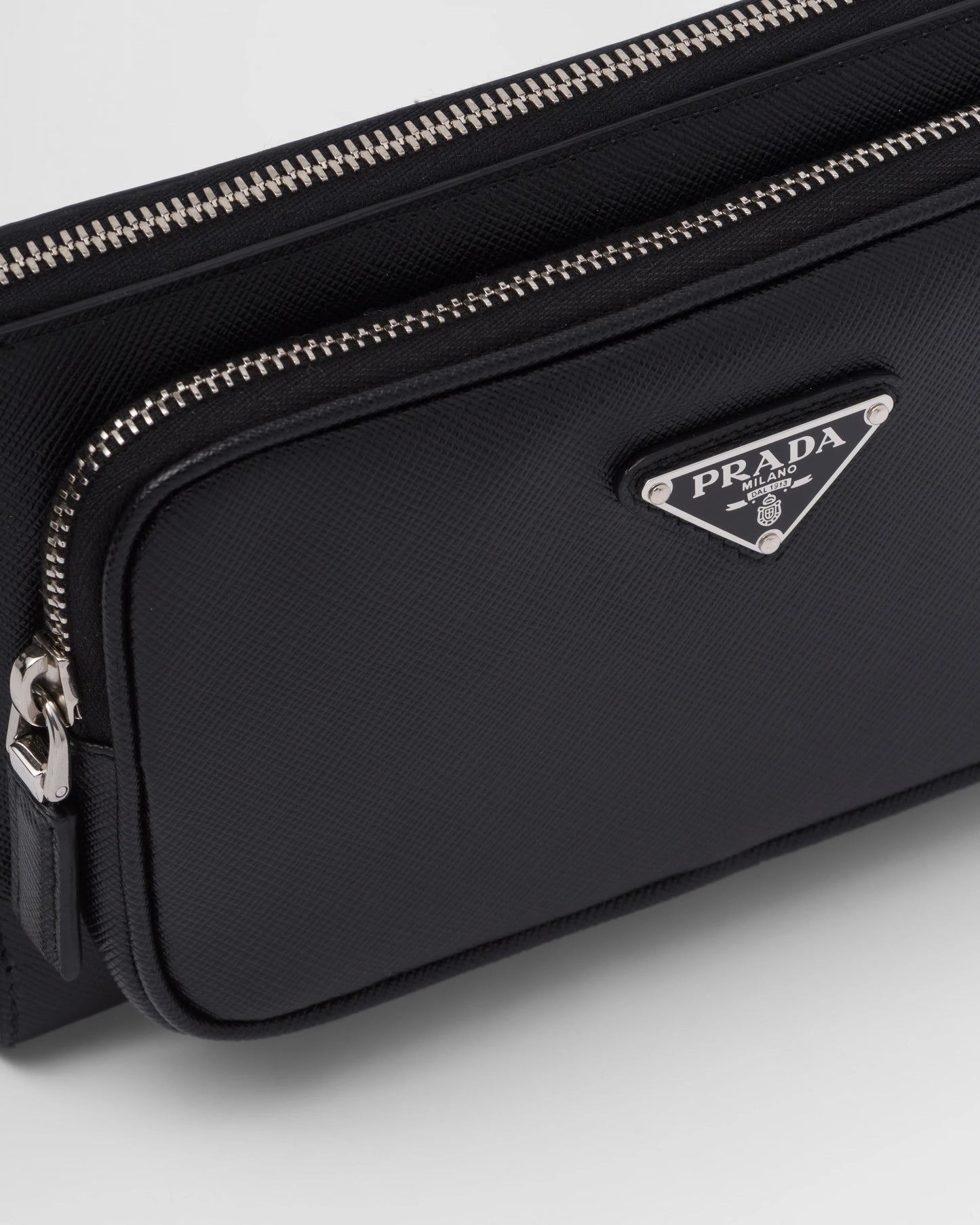 Saffiano leather belt bag