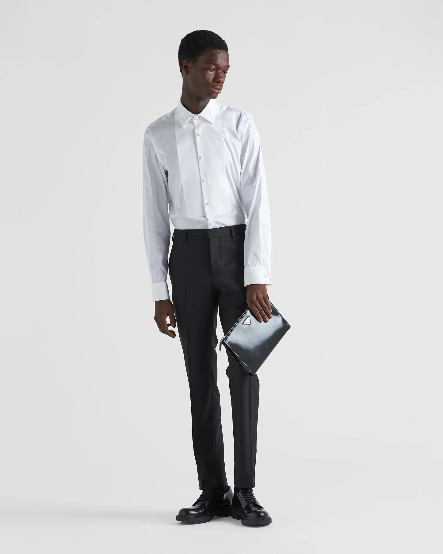 Stretch cotton shirt