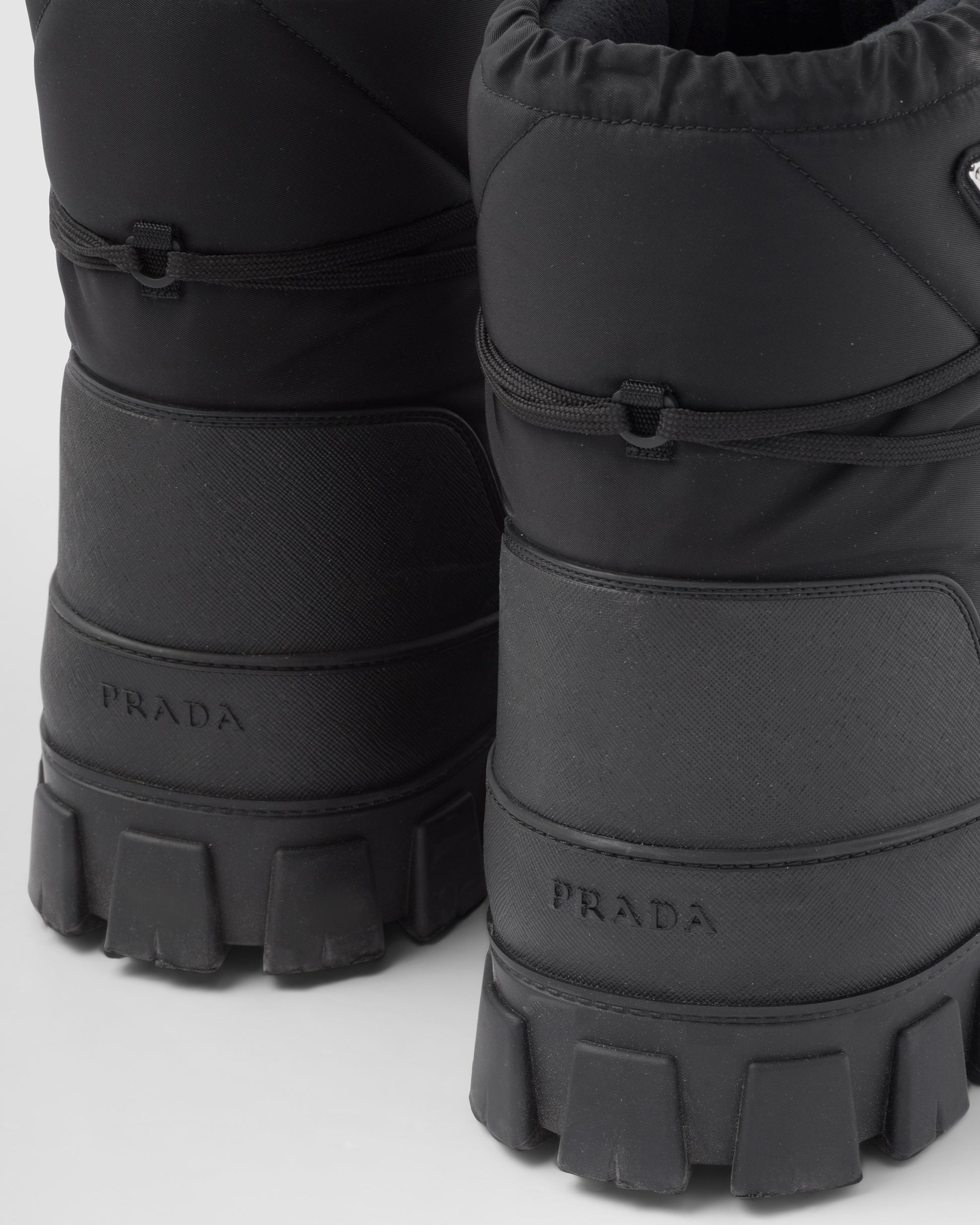 Re-Nylon gabardine après ski booties