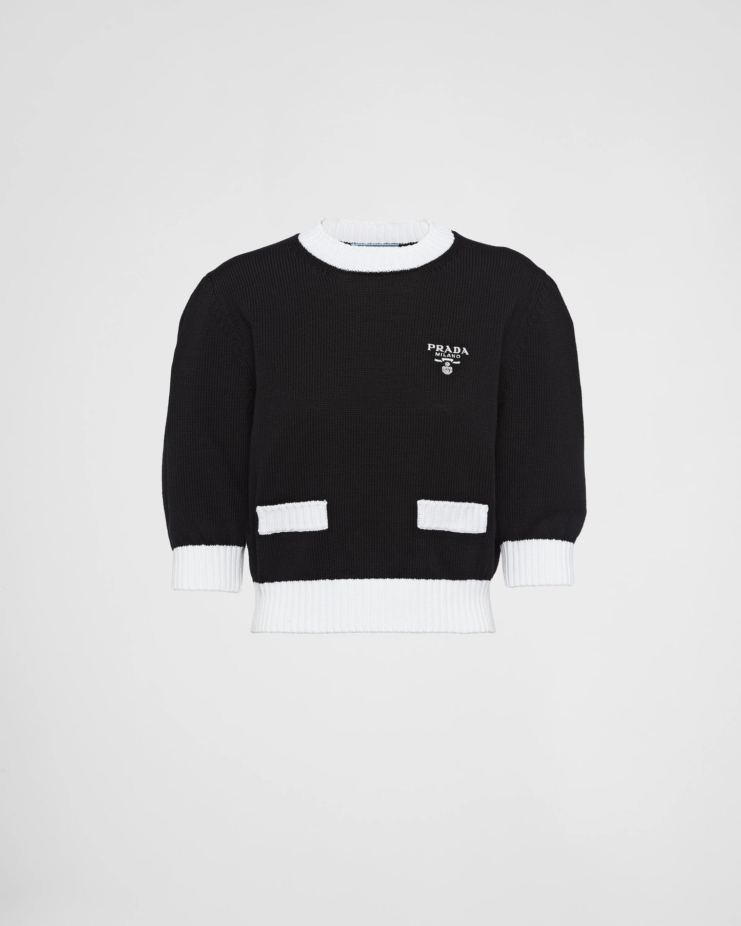 Cotton crew-neck sweater