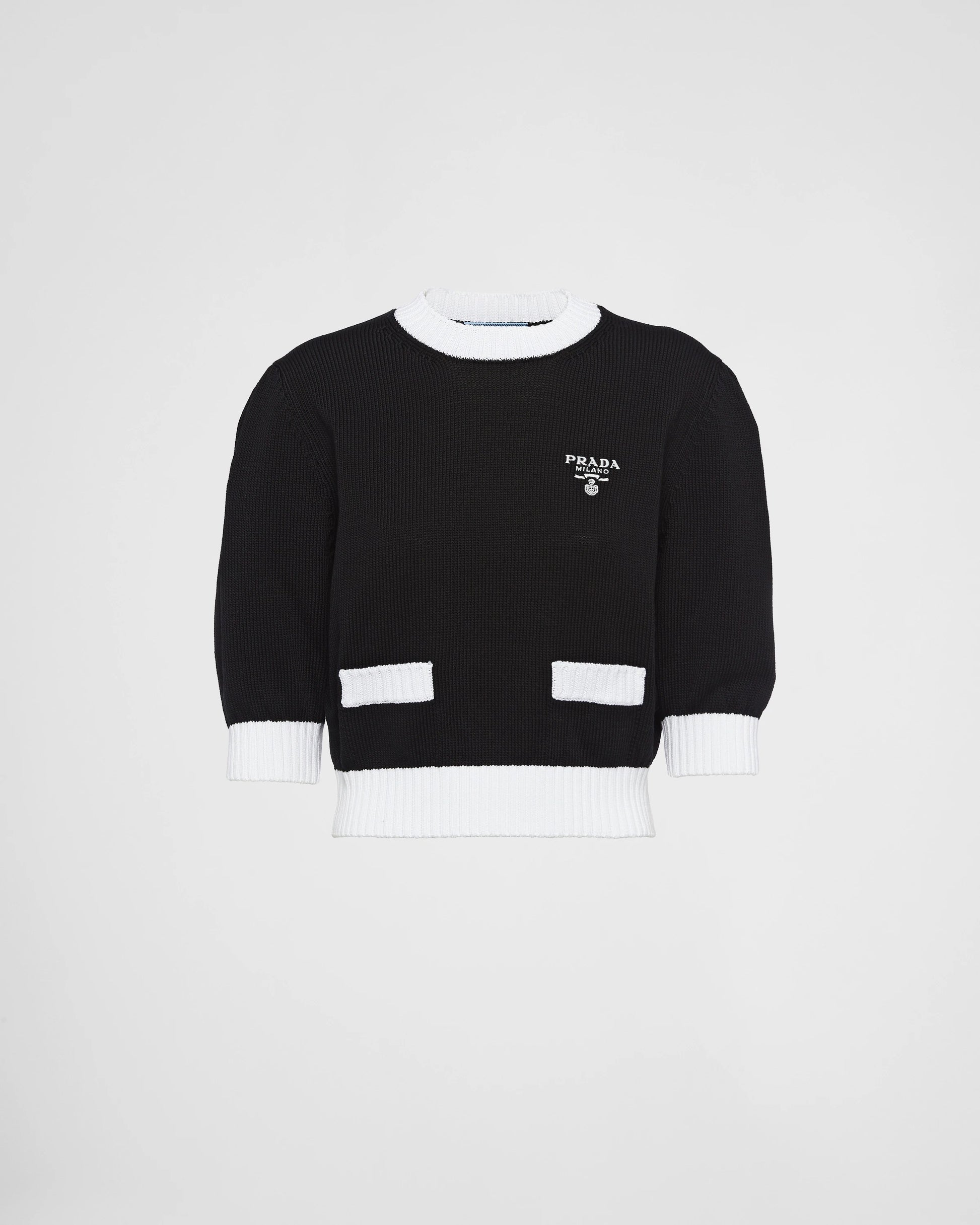 Cotton crew-neck sweater