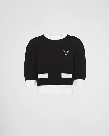 Cotton crew-neck sweater